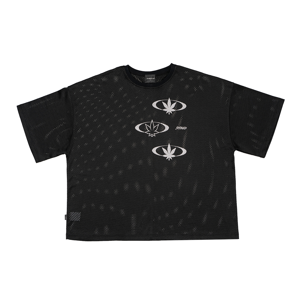 Stoned Universe : Maple Mesh Jersey Black