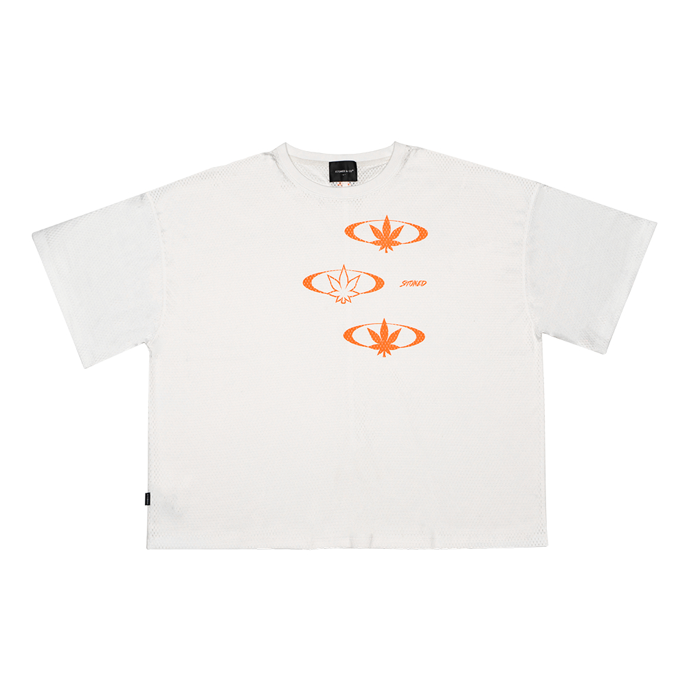 Stoned Universe : Maple Mesh Jersey White