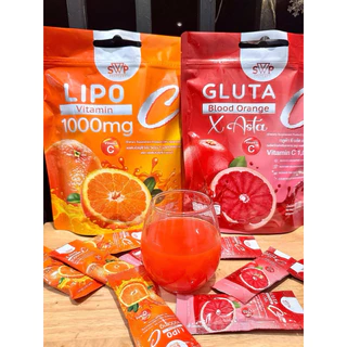 SWPTHAILAND โปร1แถม1 🍅🍊Gluta C Blood Orange+Lipo Vitamin C 1000mg กลูต้าส้มเลือด+ไลโปรวิตามินซี 🍅