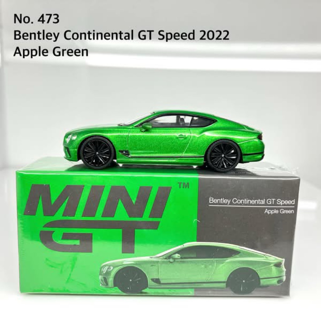 Mini GT No. 473-R Bentley Continental GT Speed 2022 Apple Green