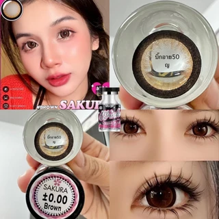 บิ๊กอาย Sakura Wink Roze Kissy Pitchy คอนแทคเลนส์ ถนอมดวงตา แบบรายเดือน "สินค้าถ่ายจากเลนส์จริง"