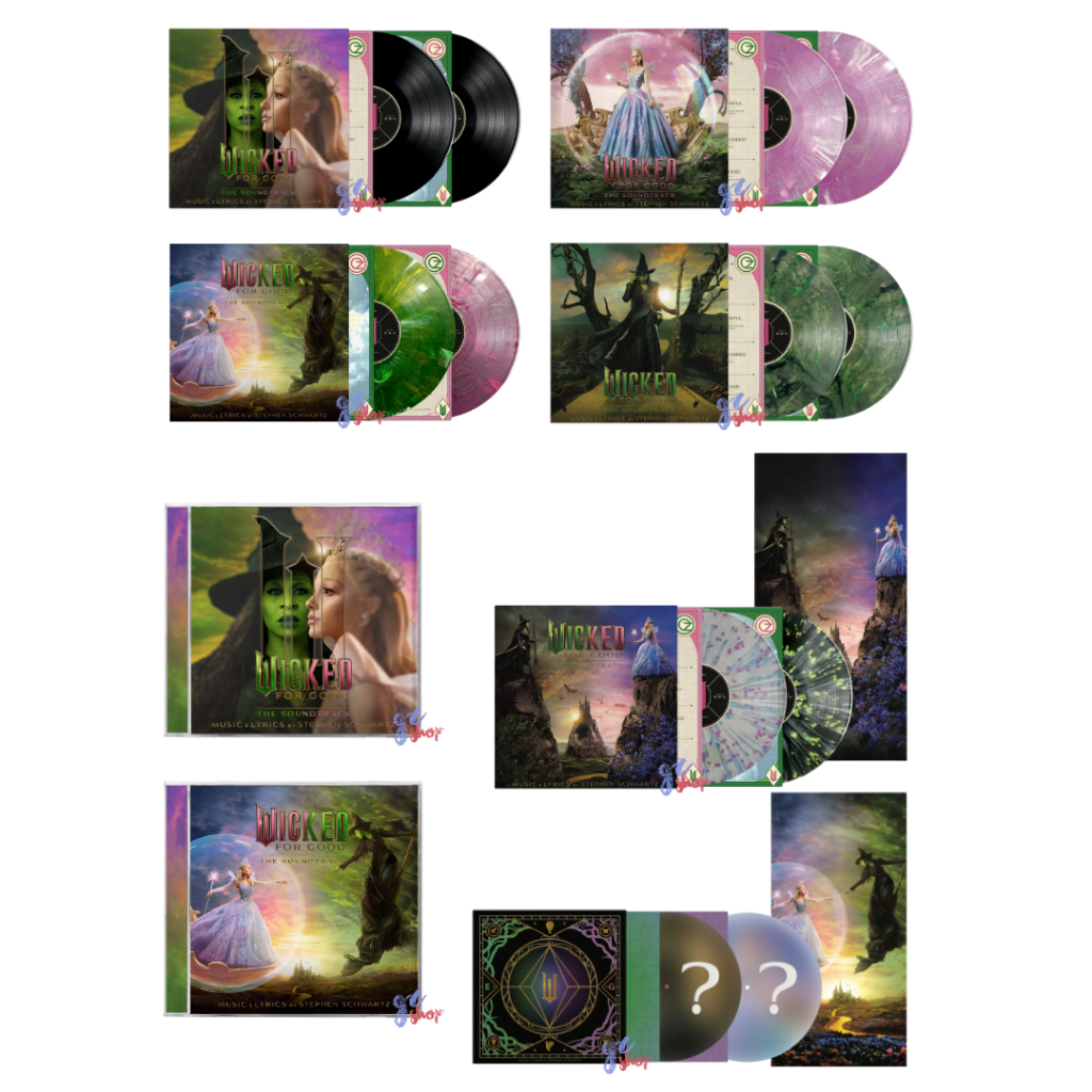 (Pre-Order | พร้อมส่ง) แผ่นเสียง Wicked: For Good - The Soundtrack CD / ซีดี / Vinyl / LP สินค้า Official