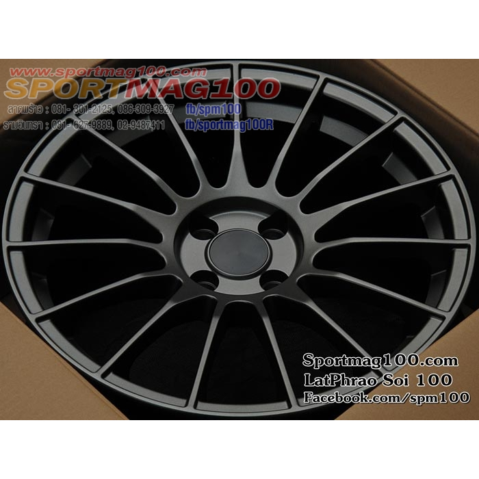 ล้อแม็กซ์ RS05RR ขอบ17นิ้ว 4รู100 สีแมทกัน กว้าง8นิ้ว Offset35 [15401]