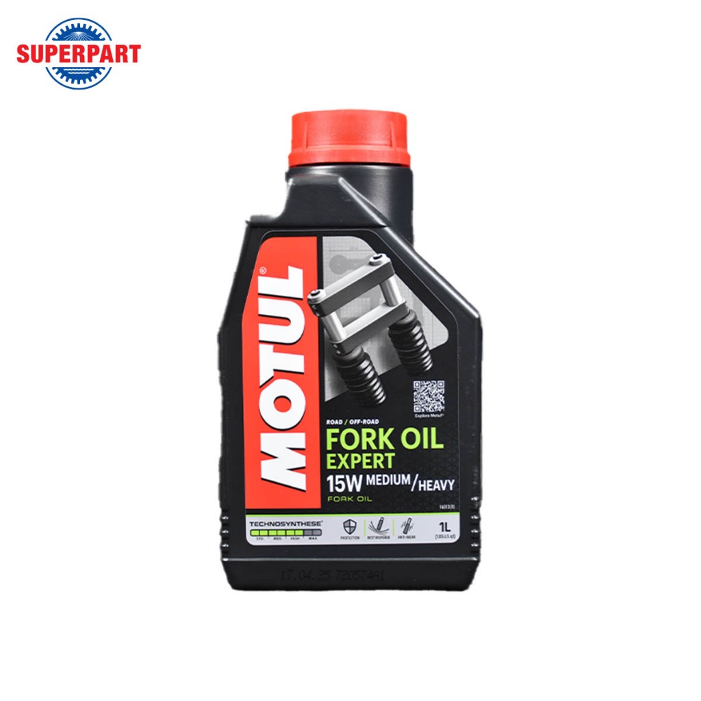 น้ำมันโช๊คมอเตอร์ไซค์ MOTUL-EXPERT MEDIUM/HEAVY(15W)1L (114075)