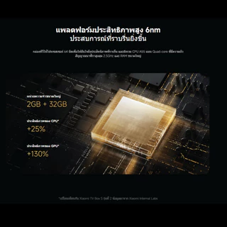 (NEW) Xiaomi TV Box S (3rd Gen) ความละเอียด 4K UHD | รองรับ HDR10+ และ Dolby Vision | Wi-Fi 6 | Google Assistant