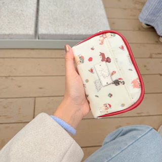 กระเป๋าสตางค์ใบสั้น กระเป๋าเงินผู้หญิง KEPT Pocket Bag 2 ช่อง ขนาด 6 นิ้ว รวมลาย พร้อมกล่อง