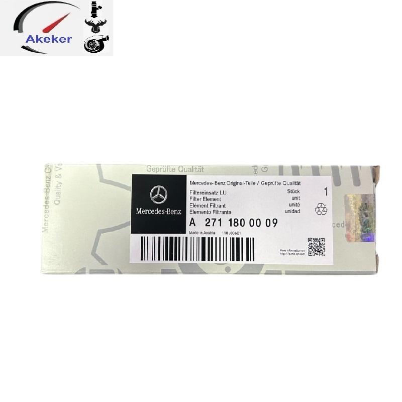 Oil Filter fits MERCEDES BENZ M271 1.8 W203 W204 W211 C209 R171 W906 W212 CL203 02 to 14 A2711800009