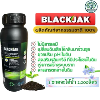 แบล็คแจ็ค #ลีโอนาไดท์บริสุทธิ์ จากธรรมชาติ 100% เพิ่มจุลินทรีย์ในดิน ช่วยเสริมโครงสร้างของดินและลำต้น