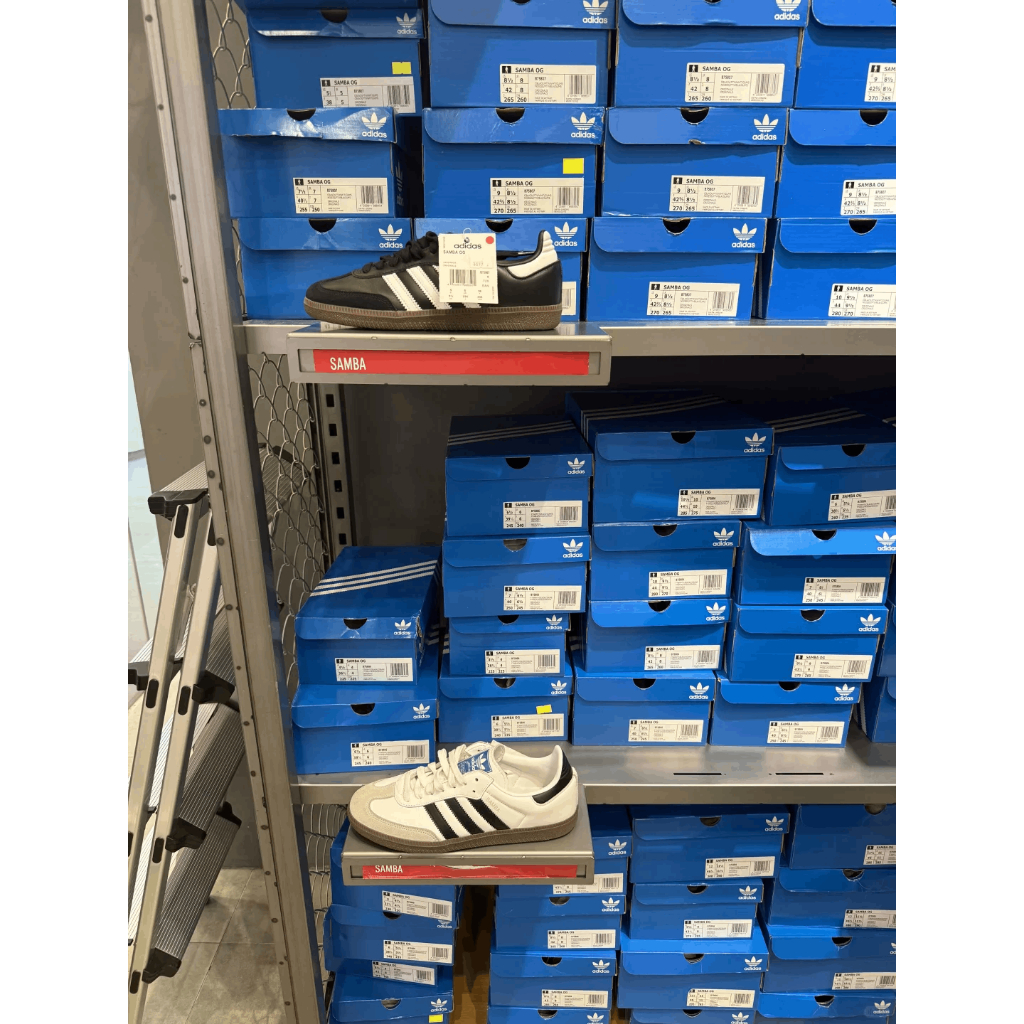 💛การตรวจสอบรหัส QR💛NEW ADIDA S Originals Samba og ใหม่ล่าสุด ผลิตในประเทศไทย รองเท้าหุ้มข้อต่ำสีขาว - รูปที่ 6