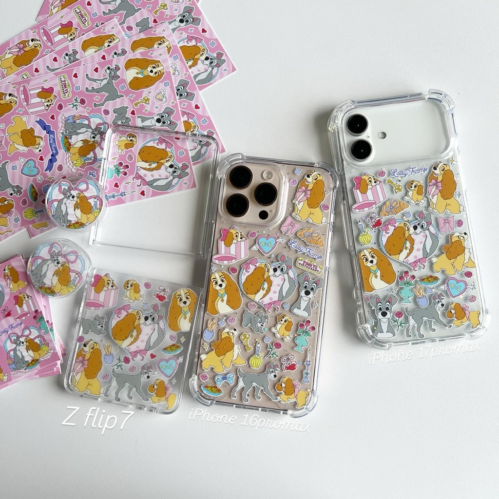 (New!!) Lady and The Tramp So Cute 💗🎀✨ Iphone17 มีทุกรุ่น
