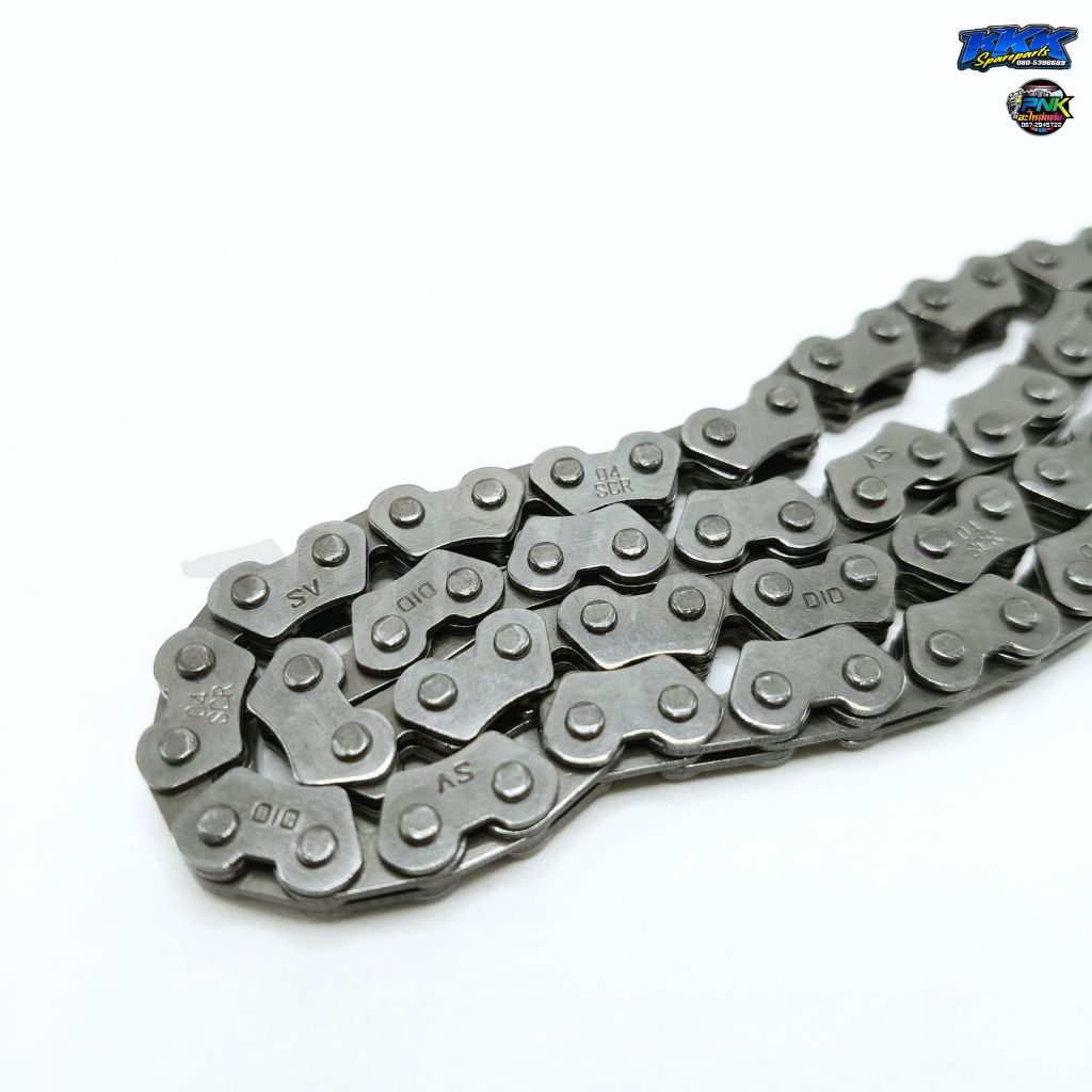 โซ่ราวลิ้นแต่ง 90/92/94/96/98 ข้อ สำหรับ Wave125 R,S,X,i บังลม ความยาวพิเศษ ใส่รถมีชักไม่ต้องต่อ - รูปที่ 2