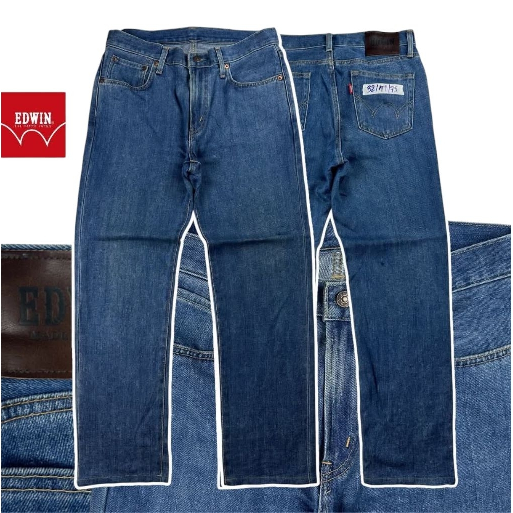 กางเกงยีนส์ Edwin เอว 32