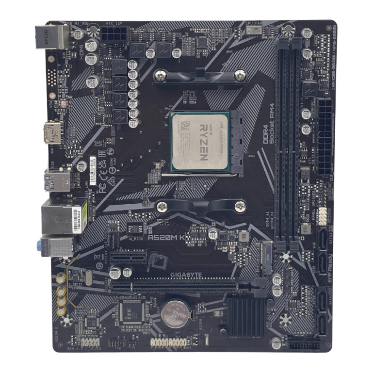 มือสอง ชุด AMD RYZEN 7 5700G พร้อมบอร์ด Gigabyte A520M-K ประกัน 90 วัน