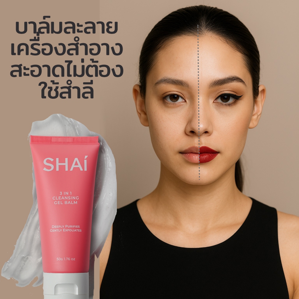NEW FORMULA 3 in 1 Cleansing Gel Balm เจลบาล์มล้างเครื่องสำอาง สะอาดล้ำลึก
