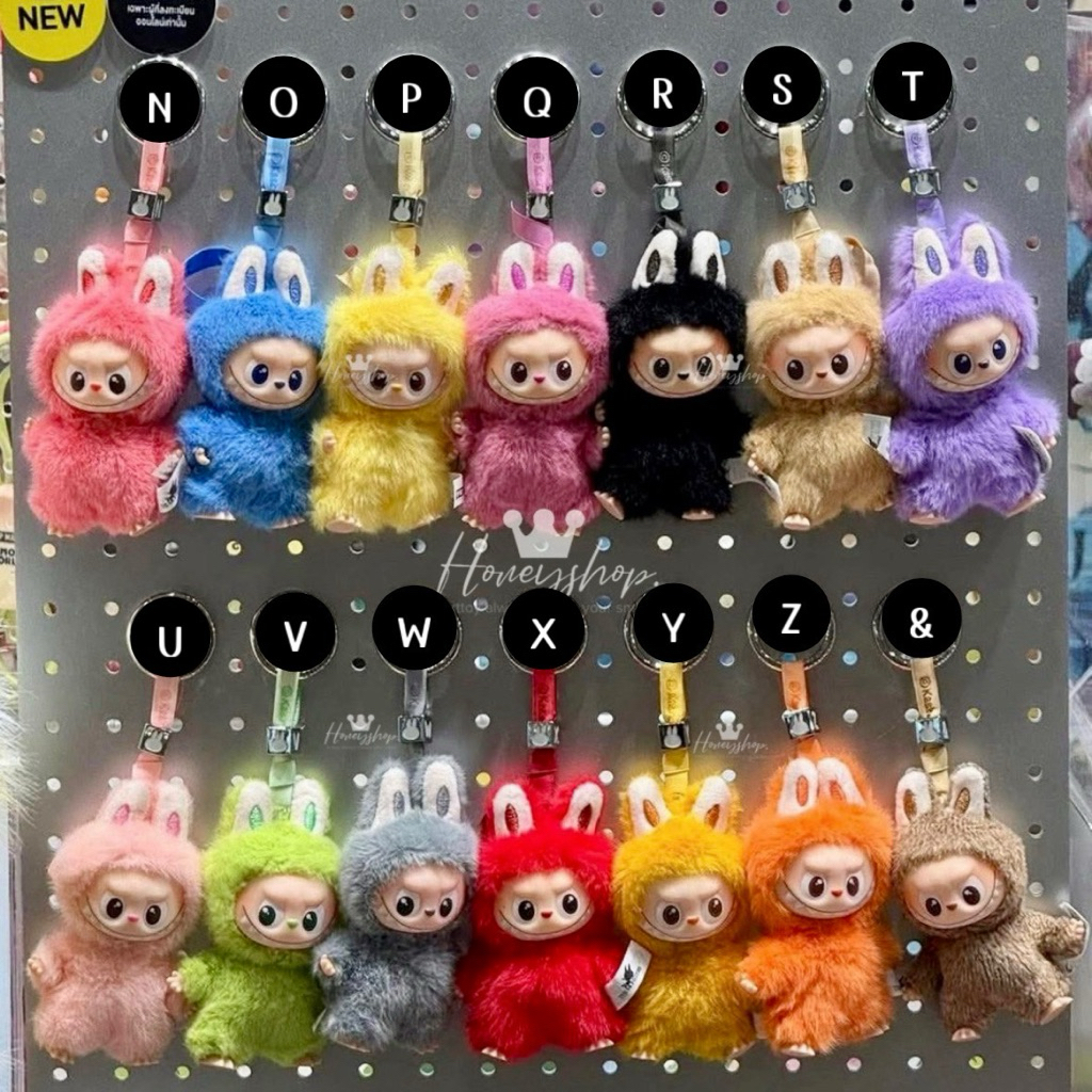 #พร้อมส่ง labubu V4 pin for love (N-Z)