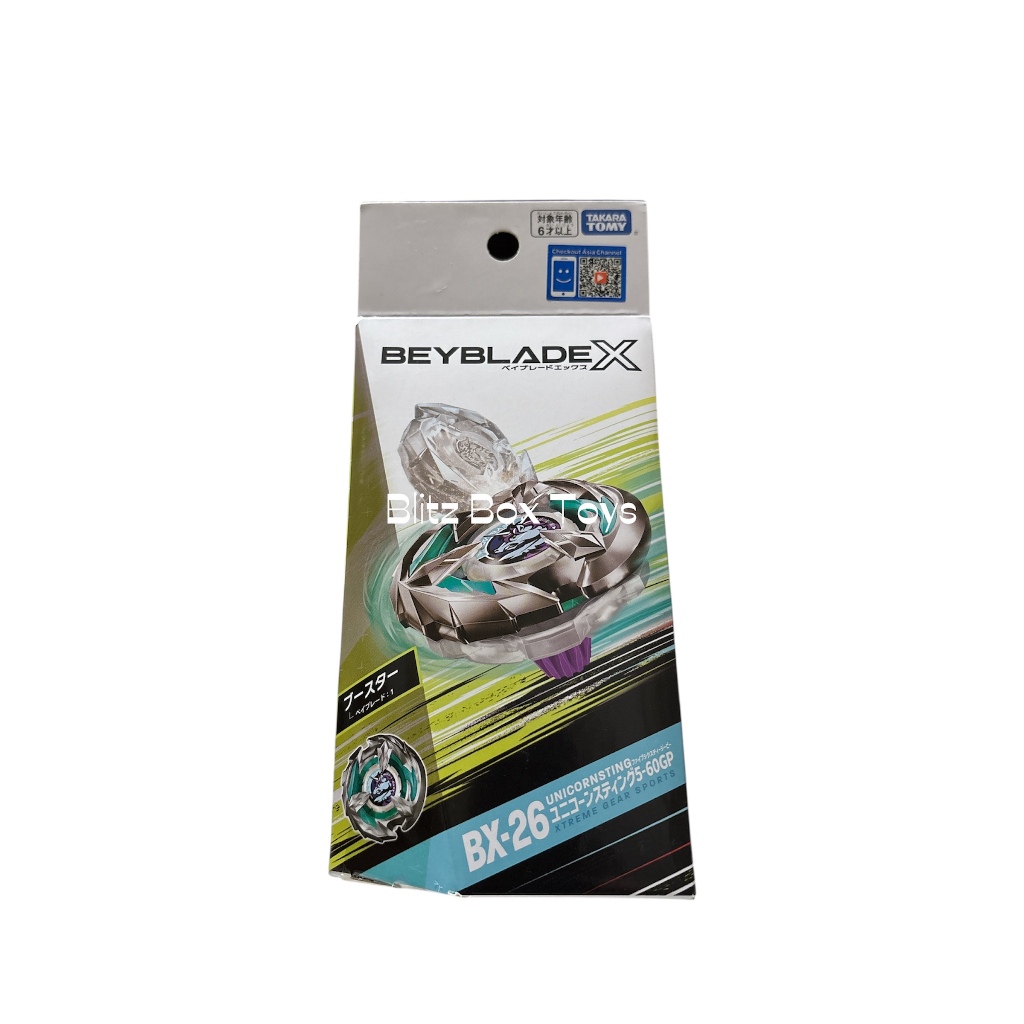 Takara Tomy BeyBlade X - BX-26 Unicorn Sting 5-60GP