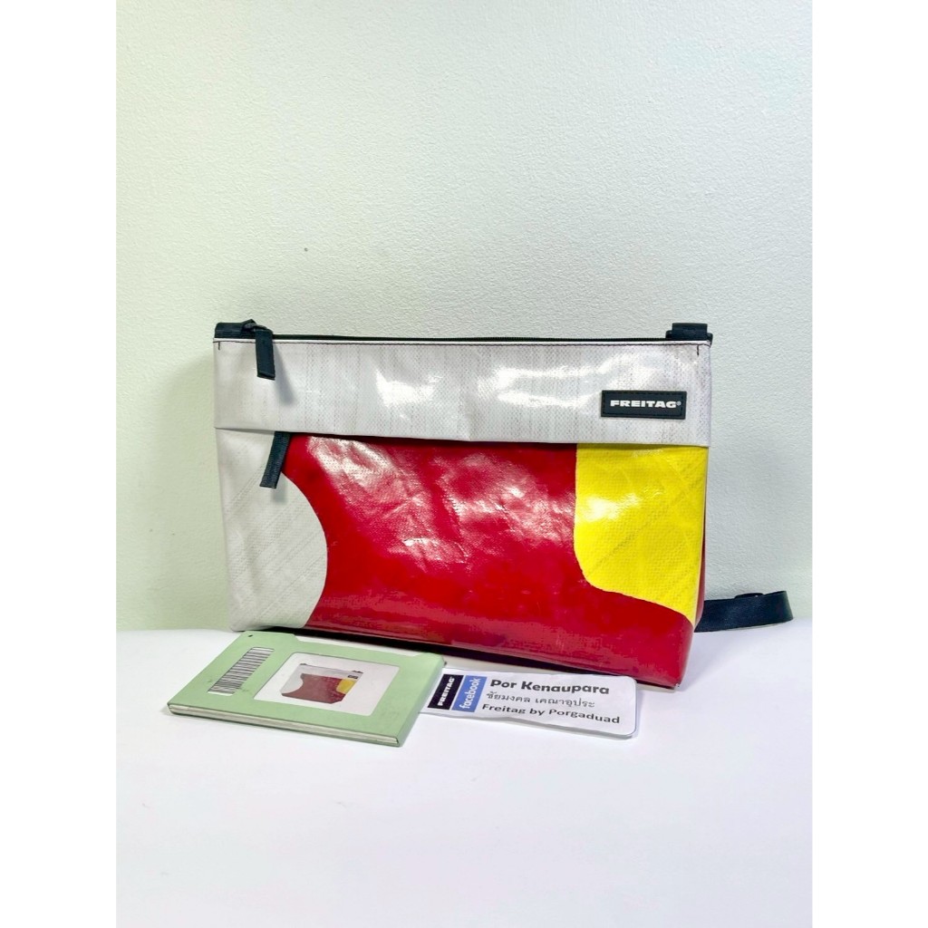 👜 FREITAG F553 LOU | แดง-ขาว-เหลือง ❤️🤍💛
