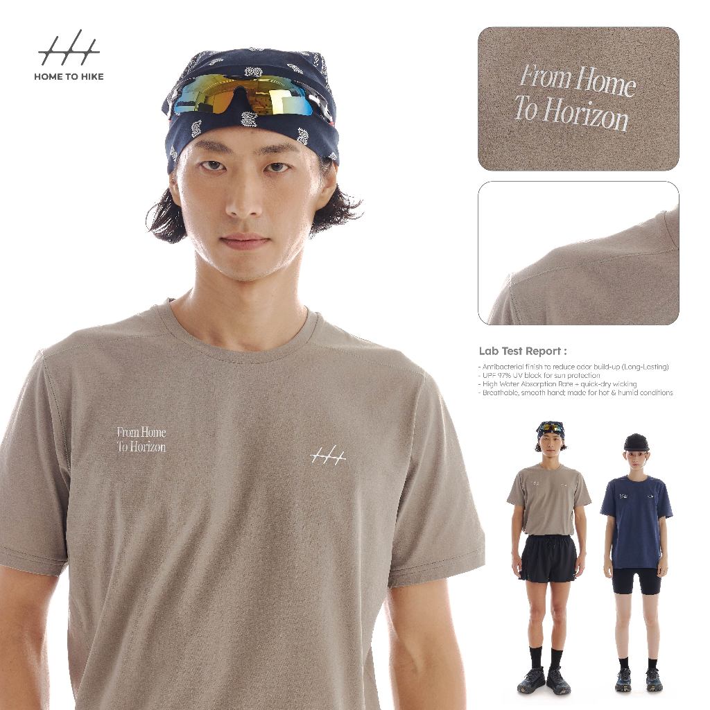 Home to Hike : HTH-001 Active Dry+ เสื้อระบายเหงื่อเร็ว ไม่ติดตัว