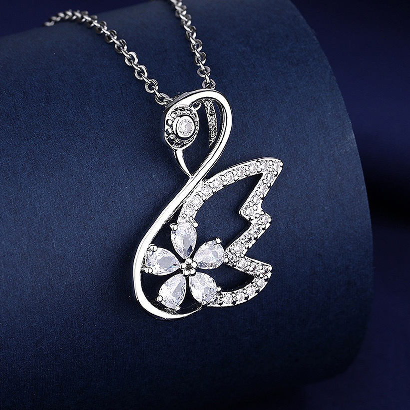 🎁พร้อมส่ง&แท้🥇LLY.Swan necklace สร้อยคอจี้หงส์ สร้อยคอพร้อมจี้ผู้หญิง