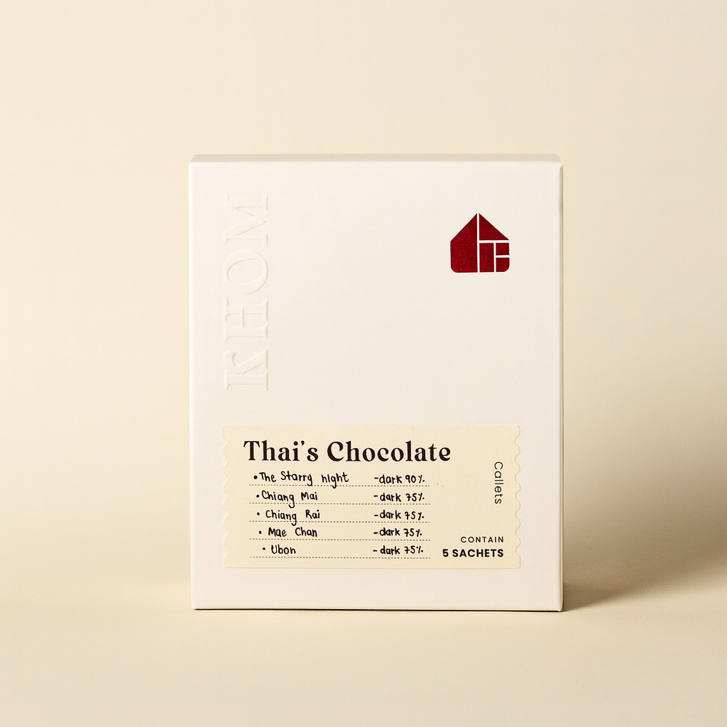 Thai‘s Chocolate Callets (boxset) - ช็อกโกแลตไทยแบบซองพร้อมชง