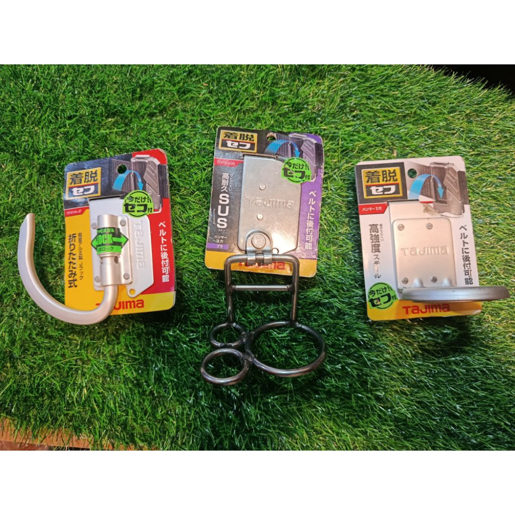 tajima เข็มขัดนิรภัยที่แขวนเครื่องมือช่างMetal Tool Holderมีปลดเร็ว