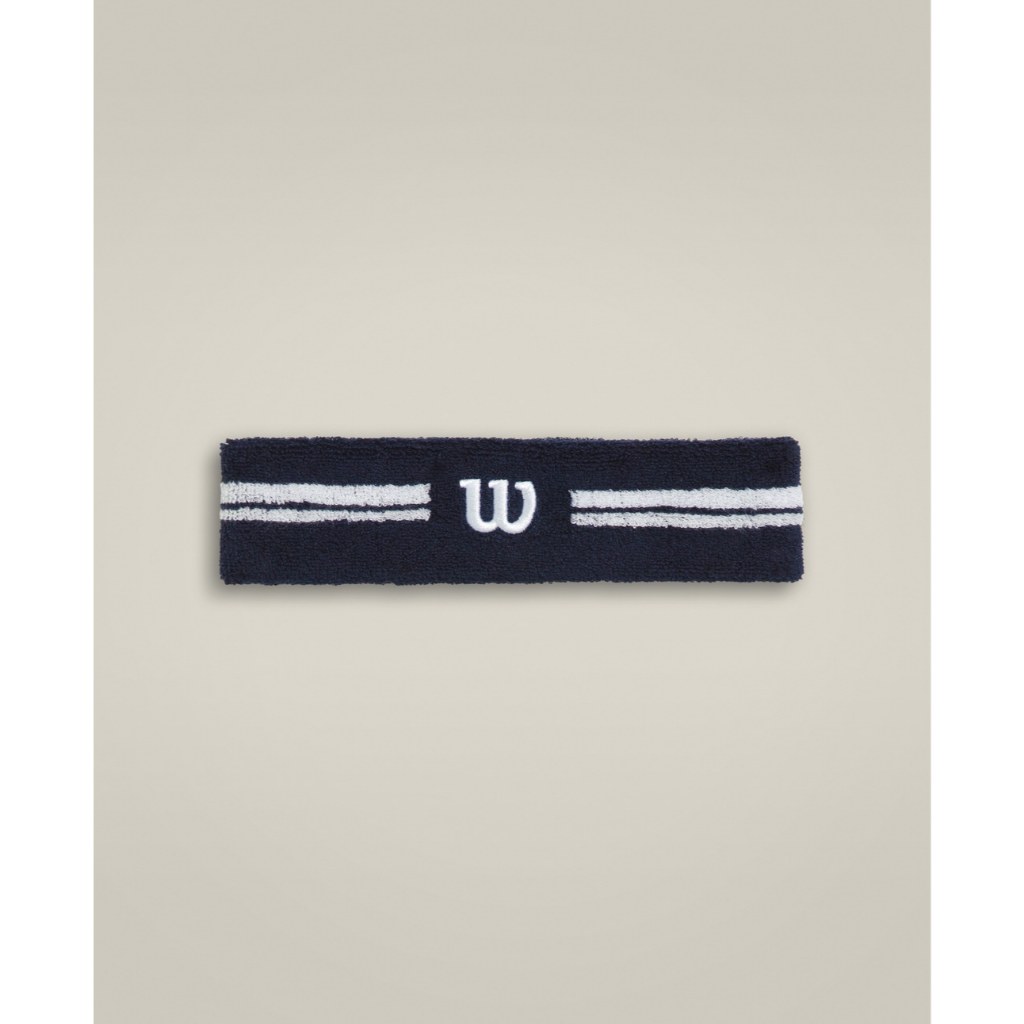 Wilson Unisex CLASSIC TERRY HEADBAND WU00065531DBC Official Store