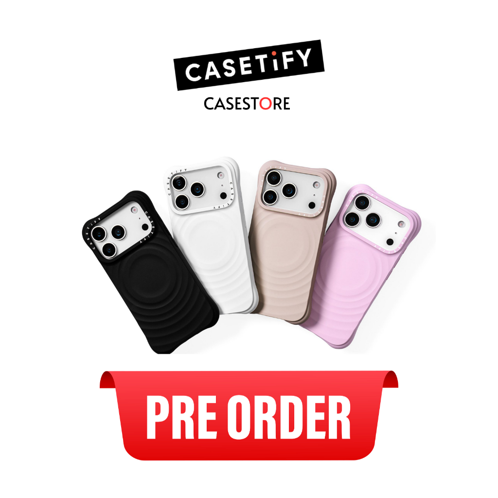 [⛔Pre-Order⛔] พรีออเดอร์ CASETiFY | Ripple Case - Essentials by CASETiFY™ ใช้สำหรับ iPhone 17 Series