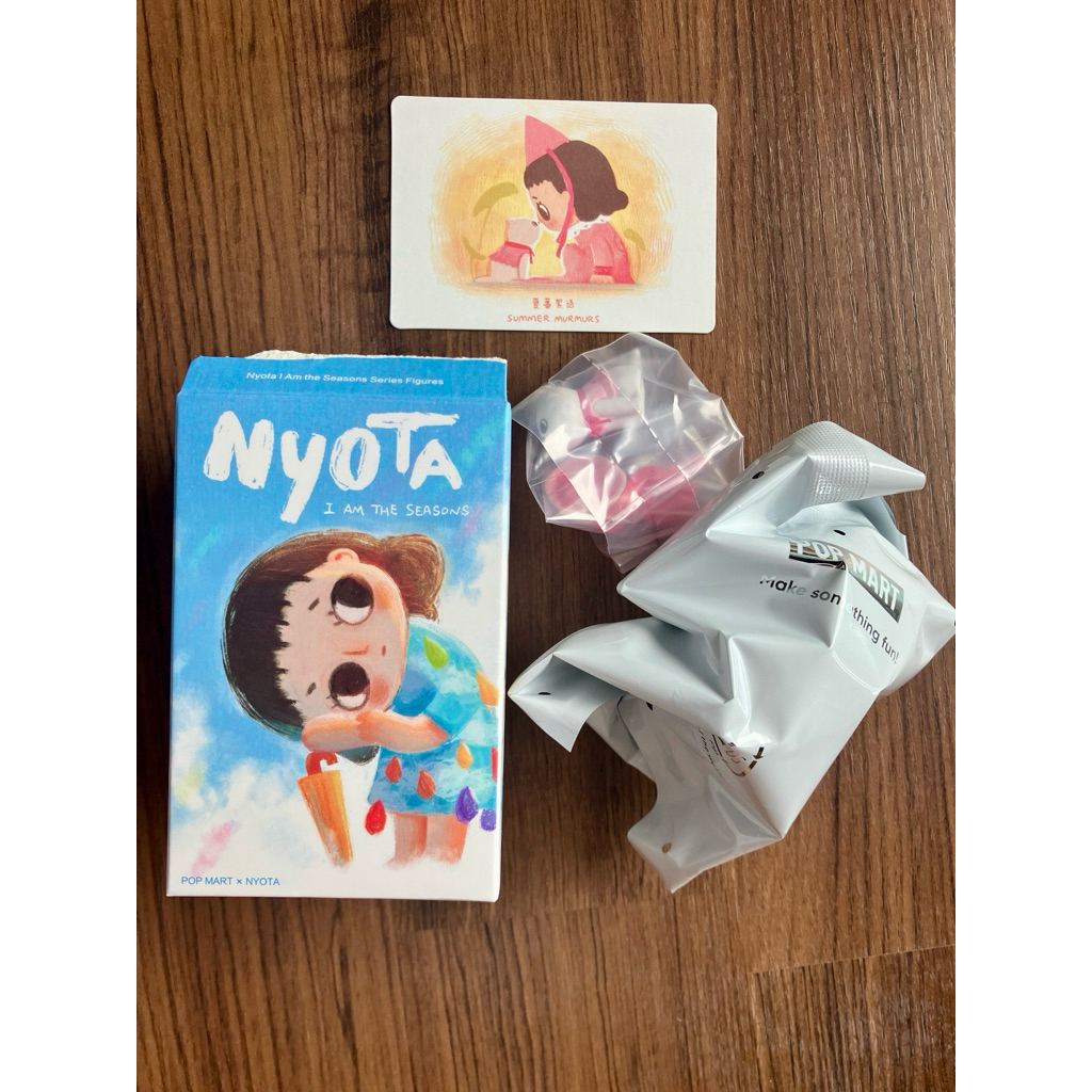 ✅เช็คการ์ด✅POP MART Nyota I Am the Seasons Series Figures Nyota V3 เนียวตะ