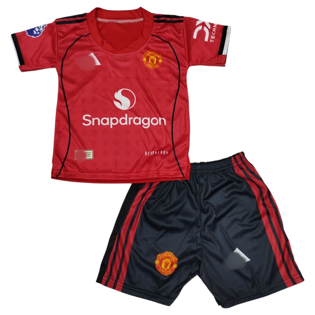 No.3 ชุดกีฬาเด็ก S กับ M ผ้ามันไมโคร S 1-2 ปี 7-12โล ,M 2-4 ปี 12-17โล ชุดบอลเด็ก - รูปที่ 3