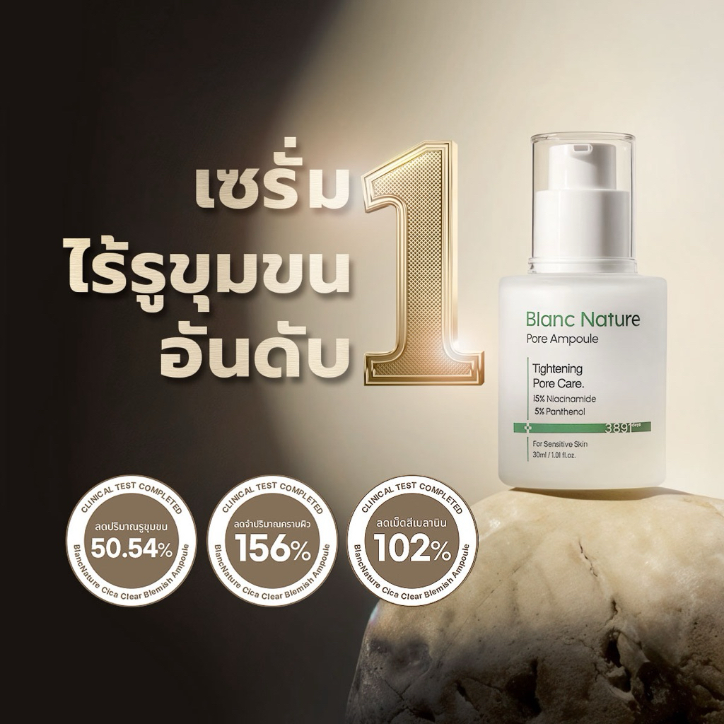 [Blanc Nature] Pore Removal Serum *No.1* Best Selling เซรั่มกระชับรูขุมขน Niacinamide 15%