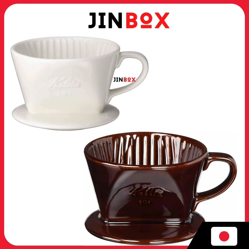 [ส่งตรงจากประเทศญี่ปุ่น] Kalita Ceramic Coffee Dripper, Three-hole dripper, Fast Extraction,High Heat Retention, #01003 Made In Japan