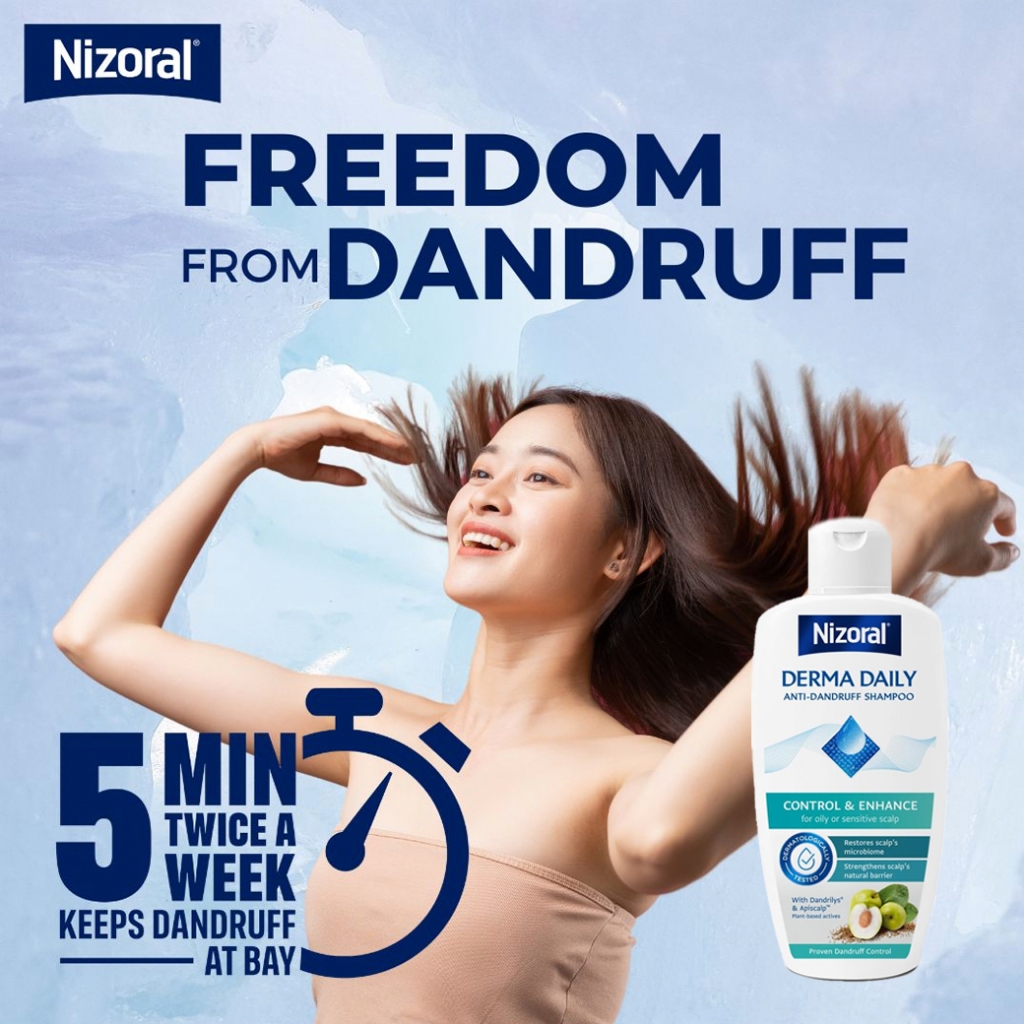 Nizoral Derma Daily Shampoo ไนโซรัล® เดอร์ม่า เดลลี่ แชมพู 200ml.