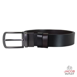 JACOB เข็มขัดหนังสีดำ/สีน้ำตาล BLACK/BROWN รุ่น 52207