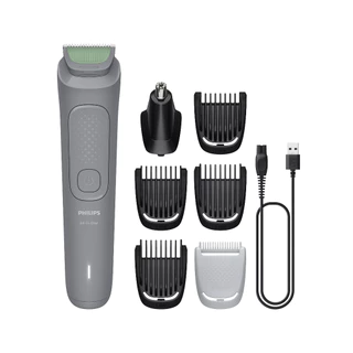 Philips ฟิลิปส์ ปัตตาเลี่ยนไฟฟ้า ตกแต่ง ผม หนวดเครา ขนจมูก 6 in 1 รุ่น MG3911/15