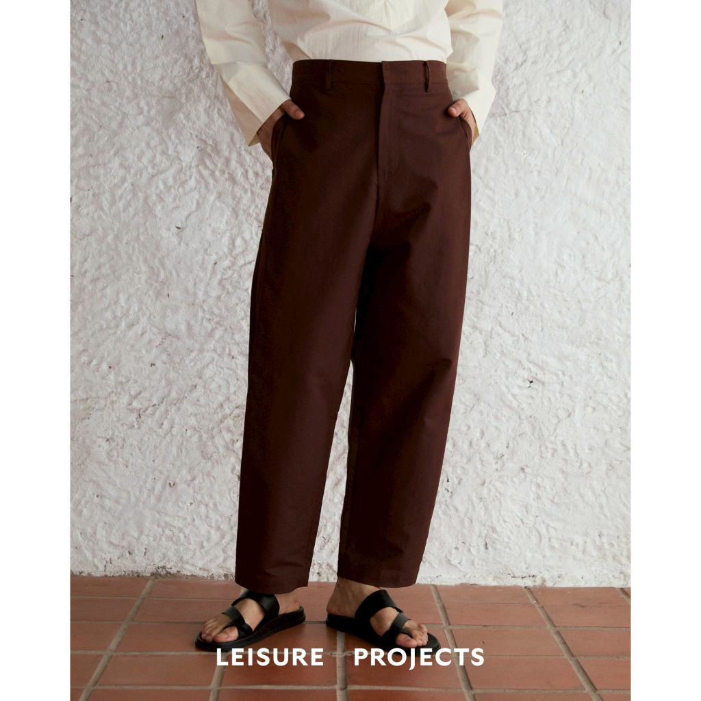 Leisure Projects) Pleated barrel pants