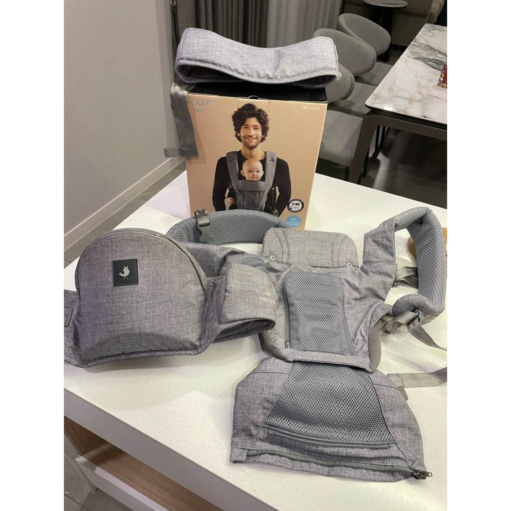 POGNAE เป้อุ้มเด็ก รุ่น No.5 Max Light - Denim Grey