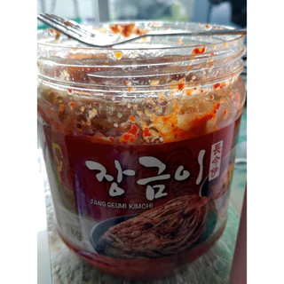 장금이 김치 1kg 대용량 /Janggeum Kimchi 1kg Authentic Korean Taste / กิมจิแท้ 1กก. ตรา Janggeum