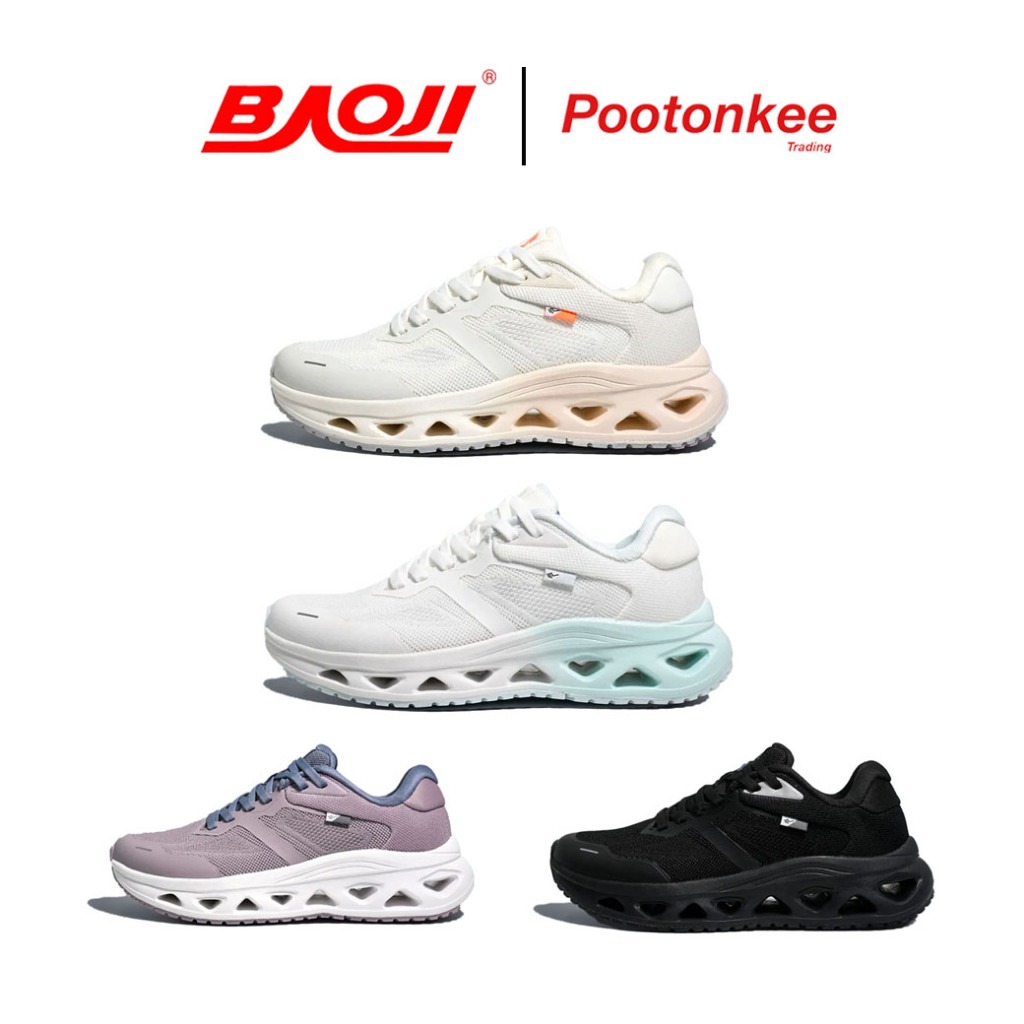BAOJI บาโอจิ Running รุ่น BJW 1158 รองเท้าผ้าใบ รองเท้าวิ่งผู้หญิง