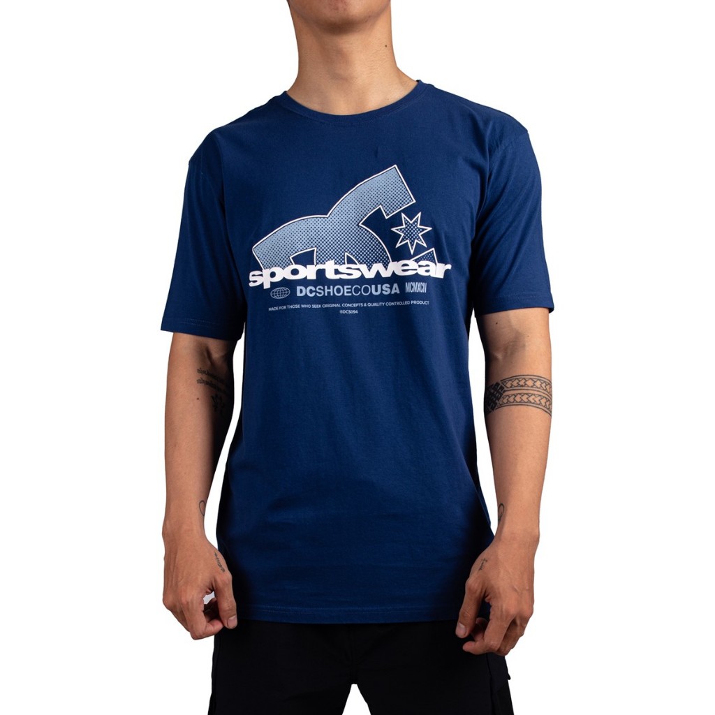 DC SHOES เสื้อยืดผู้ชาย Mens Combative Short Sleeve T-Shirt (BSW0) 253 UDYZT04164-BSW0