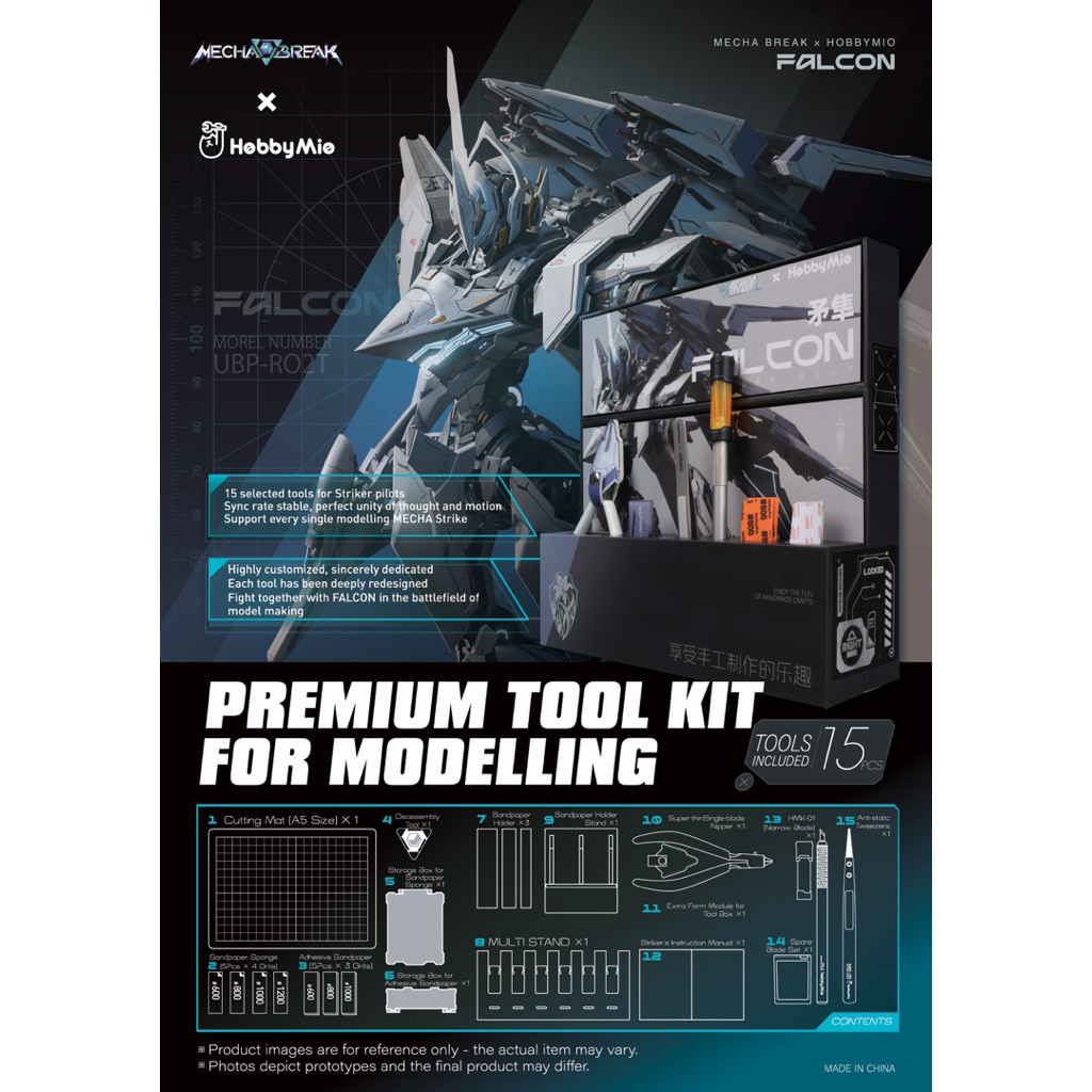 ( Pre-Order ) ชุดคีมตัด 15 in 1 Tools Set HobbyMio x Mecha Break