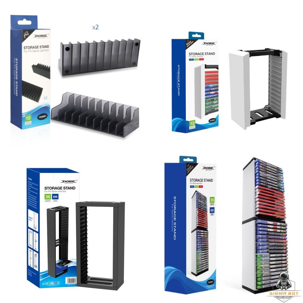 DOBE Storage Stand ชั้นวางแผ่นเกม PS4 PS5 Switch XboxOne