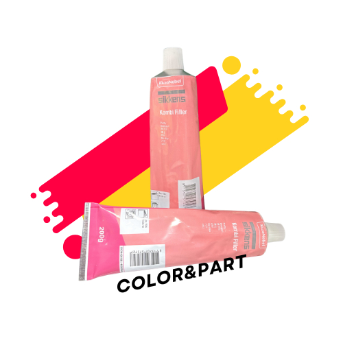 Sikken Kombi Filler สีโป๊วจับรอยแบบหลอด ขนาด 200 g     รายละเอียดสินค้า    เก็บรอยงานที่เป็นหลุมเล็ก ใช้
