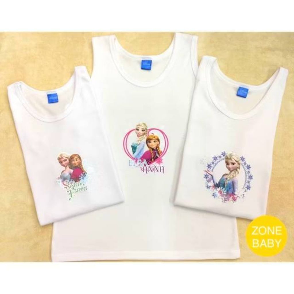 🌺เซตละ 3 ตัว🌺เสื้อซับในเด็ก ลิขสิทธิ์แท้ เนื้อผ้านิ่ม ไม่คัน มีสกรีนลายการ์ตูนน่ารัก