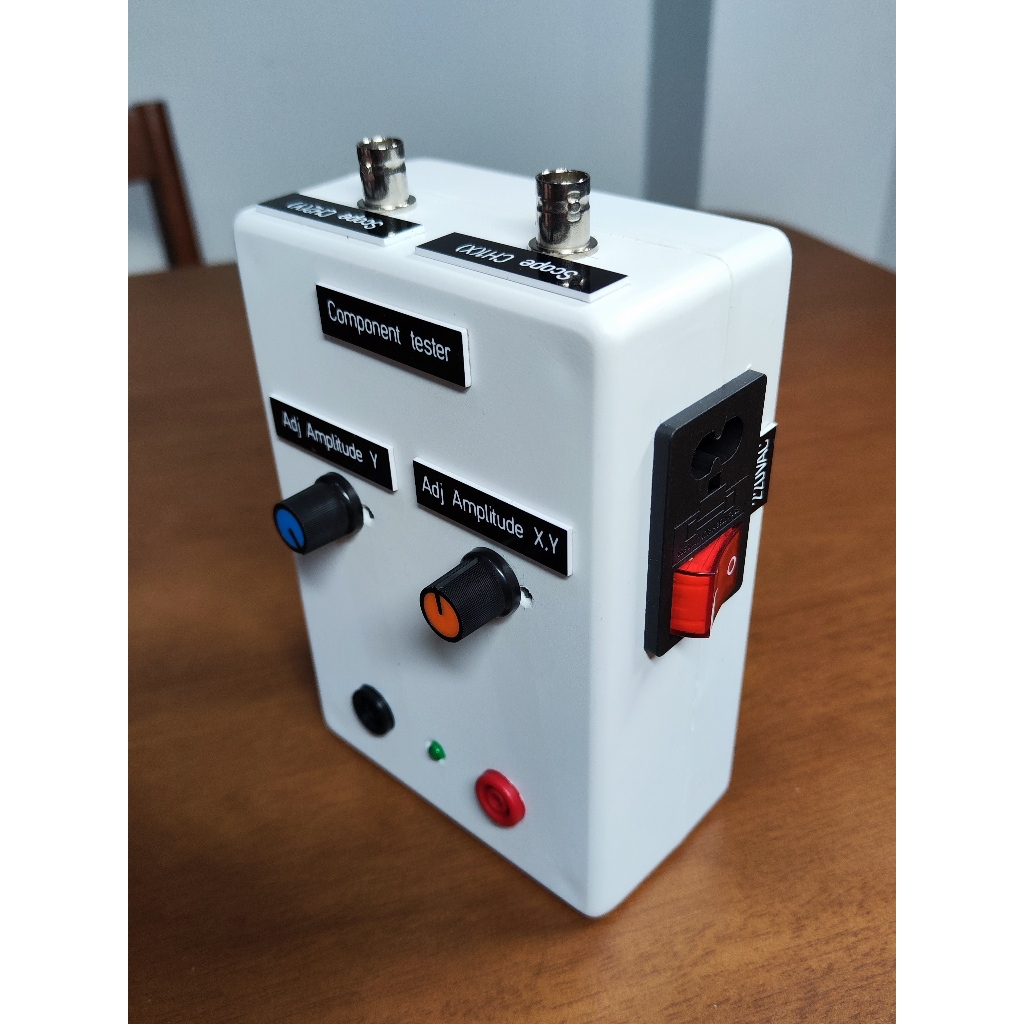 Component tester เครื่องมือเสริมใช้ร่วมกับ osicilloscope เพื่อเปรียบเทียบตัวดีตัวเสียของอุปกรณ์ ส่งไว