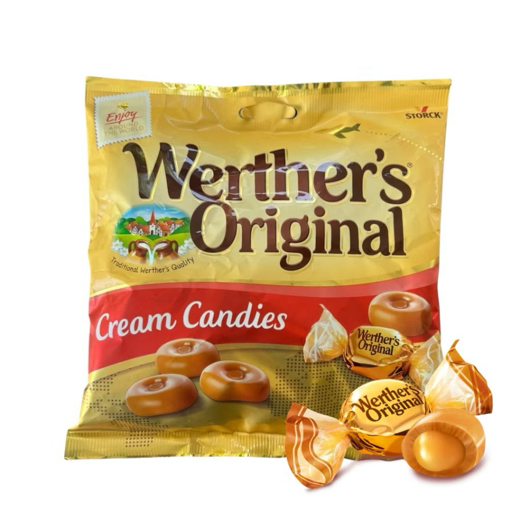 Werther’s Original Cream Candies ลูกอมคาราเมล ลูกอมมาเลย์