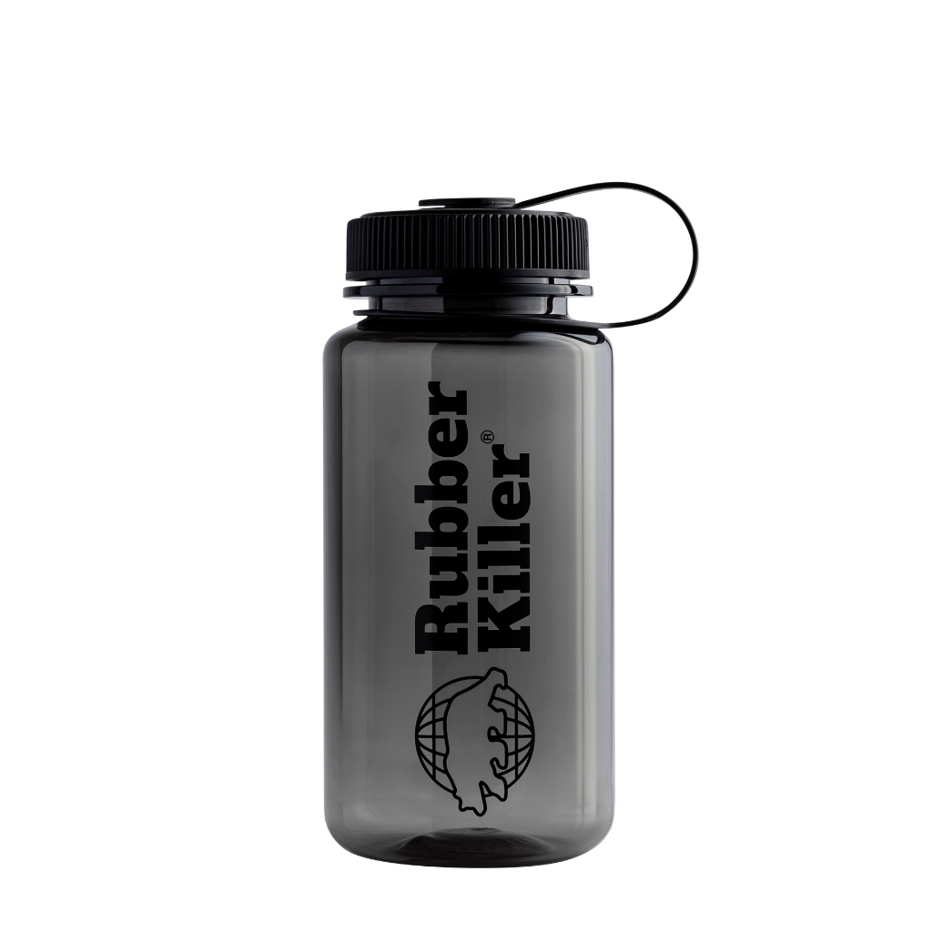 Rubber Killer - RK LOGO WIDE MOUNT WATER BOTTLE  BLACK LOGO - Small 600 ml. - 101860000