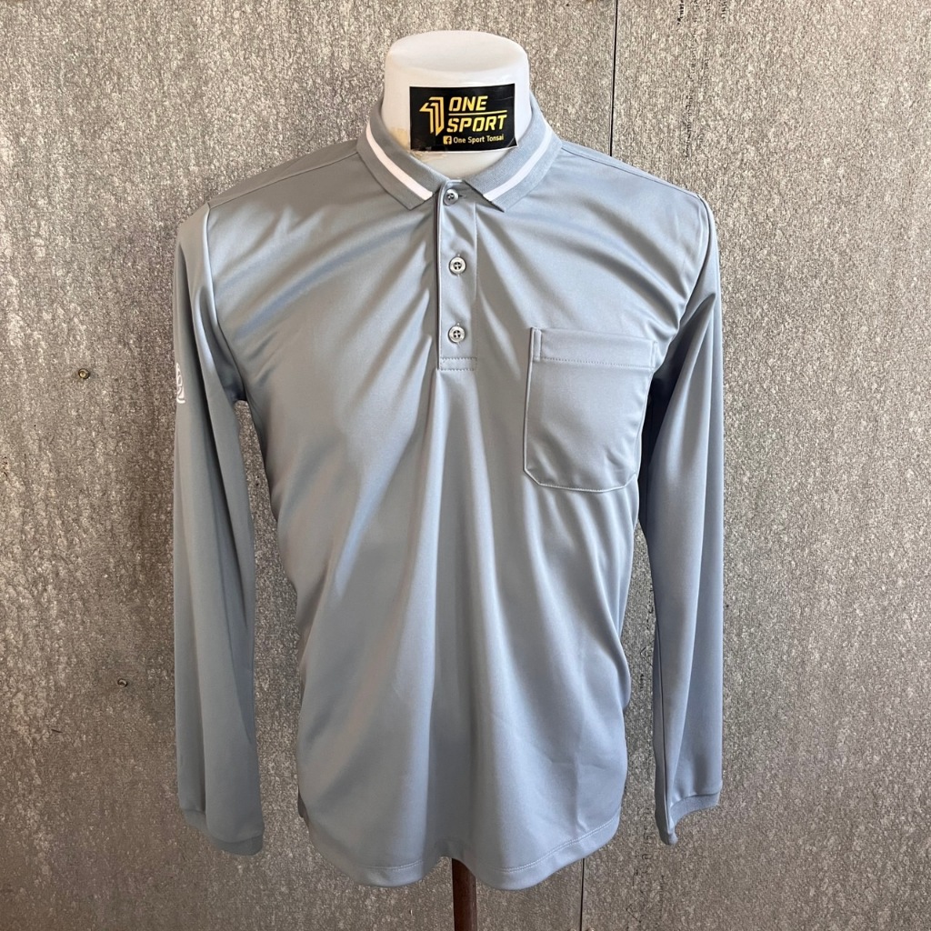 เสื้อโปโลกีฬา EGO SPORT สีเทา