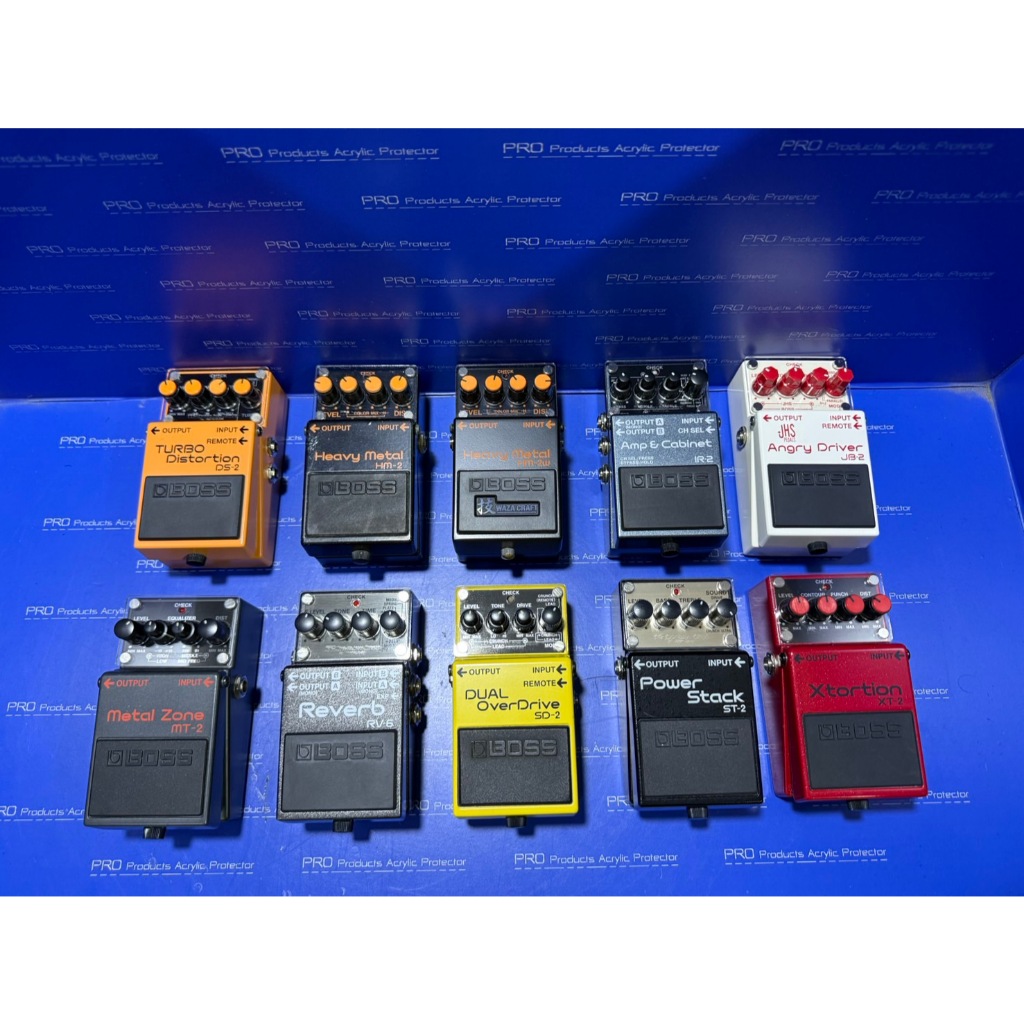 แผ่นอะคริลิค BOSS Effect (4 Knob) "V1"