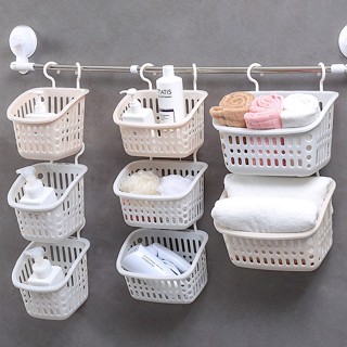 ตะกร้าแขวนเรียงต่อกันได้ อเนกประสงค์ พลาสติก