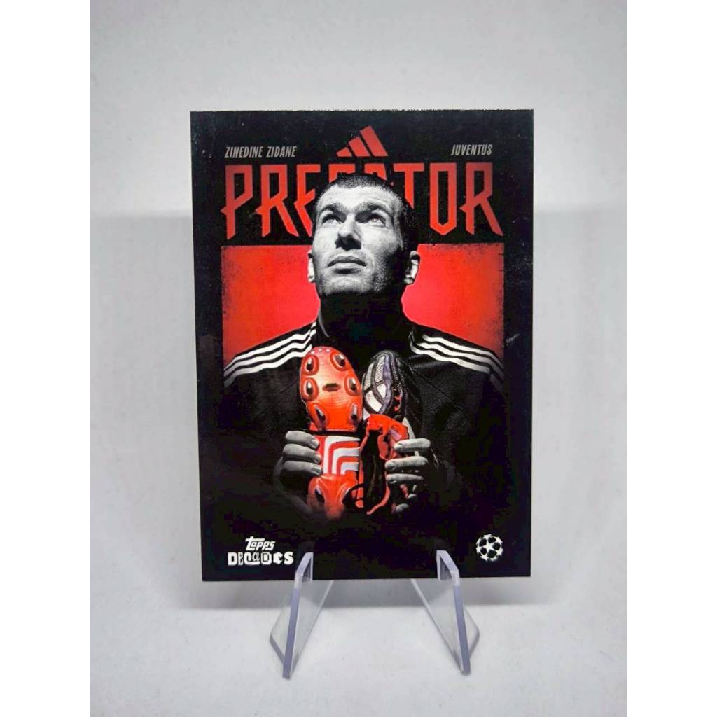 การ์ดฟุตบอล Topps Decades 1990’s Edition Zinedine Zidane UEFA Club Competitions 2025
